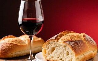 红酒与面包的完美搭配，图片大全中藏着哪些秘密？