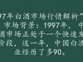 1997年白酒现价几何？一瓶多少钱？