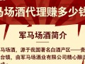 军马场酒代理月收入可达多少？