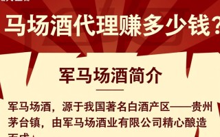 军马场酒代理月收入可达多少？