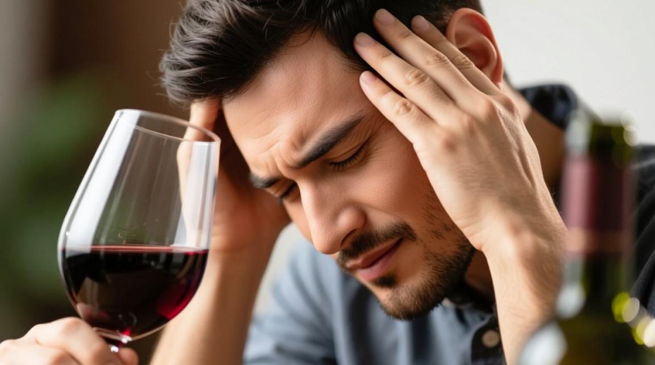 红酒过量饮用引发头痛，原因何在？-第1张图片-鸿之腾酒家