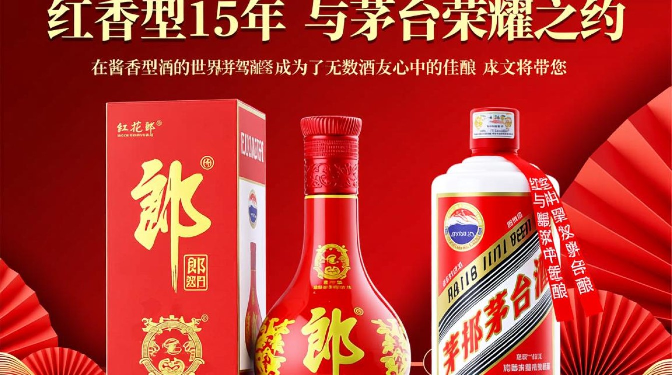 红花郎15年与茅台，有何区别与相似之处？-第1张图片-鸿之腾酒家