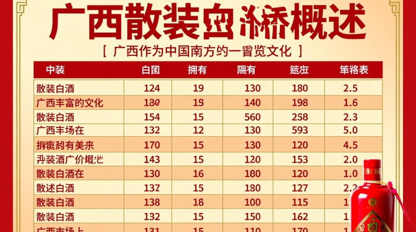 广西散装白酒价格是多少每斤？-第2张图片-鸿之腾酒家