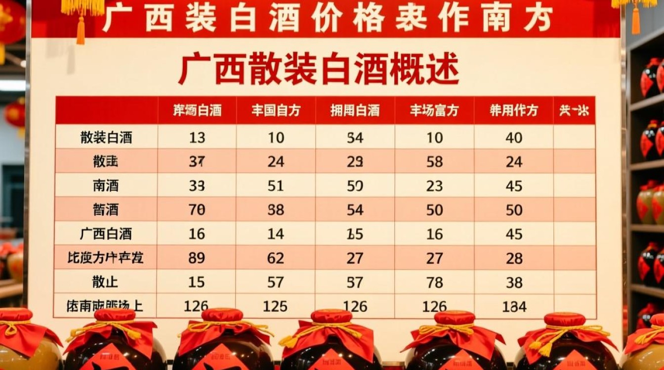 广西散装白酒价格是多少每斤？-第3张图片-鸿之腾酒家