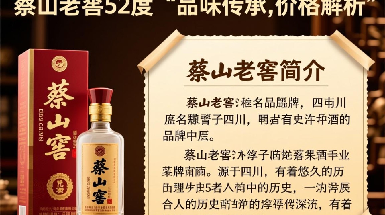 蔡山老窖52度白酒市场售价是多少？-第2张图片-鸿之腾酒家