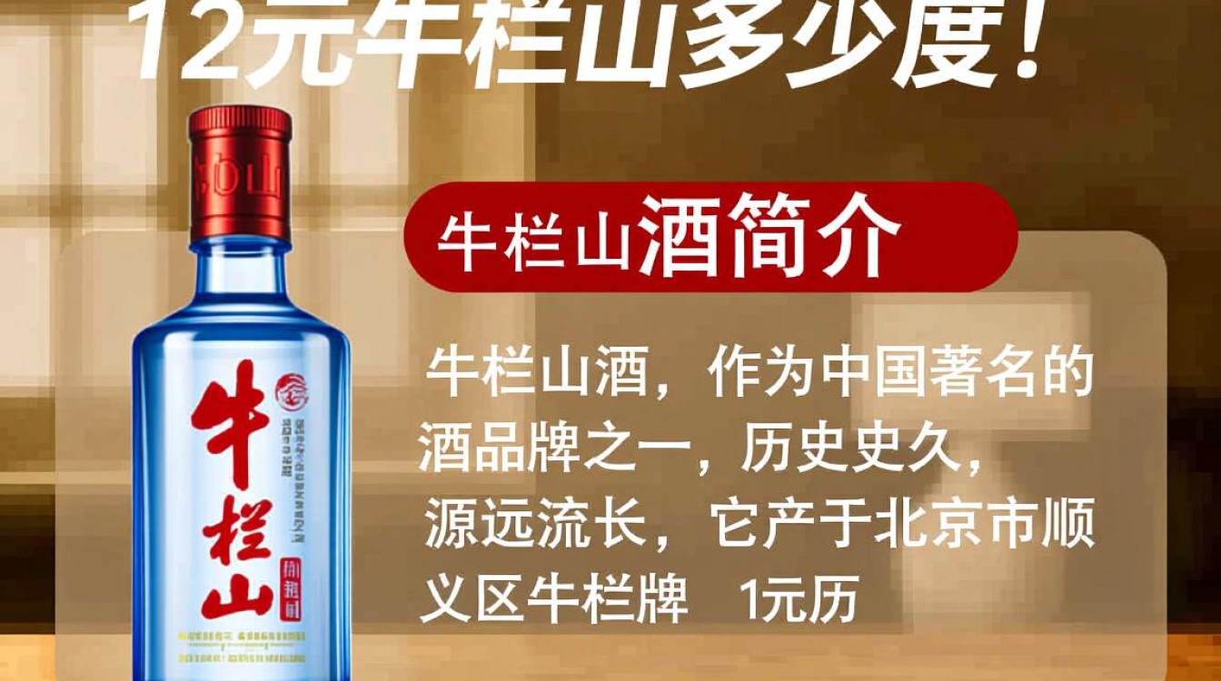 12元牛栏山白酒究竟是多少度？-第2张图片-鸿之腾酒家