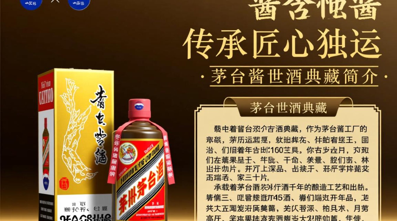 茅台酱世酒典藏，这款酱香型白酒有何独特之处？-第1张图片-鸿之腾酒家