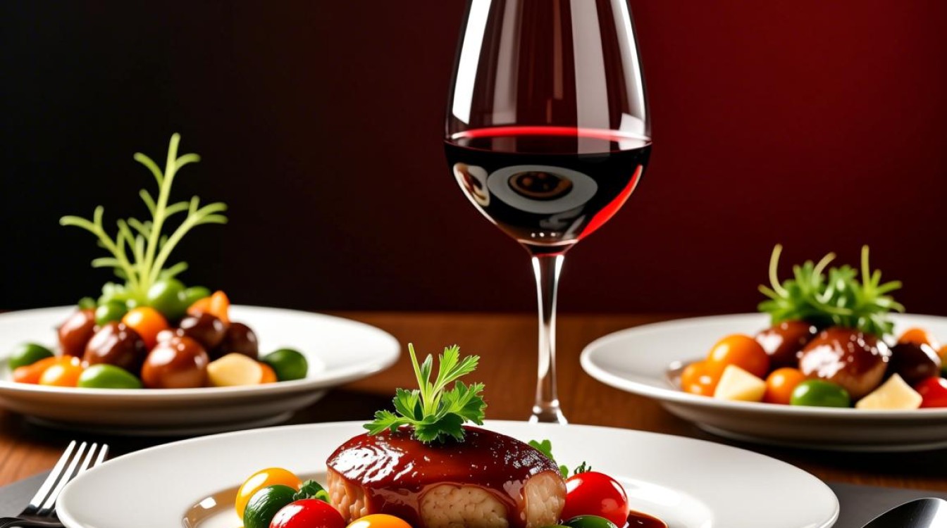 红酒配美食，图片展示中哪些搭配最惊艳？-第1张图片-鸿之腾酒家