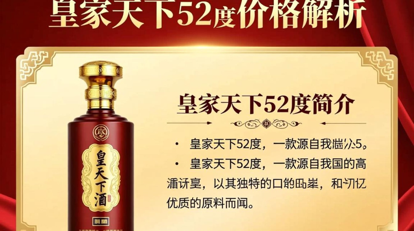 皇家天下52度白酒售价之谜-第1张图片-鸿之腾酒家