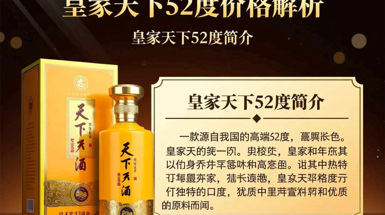 皇家天下52度白酒售价之谜-第3张图片-鸿之腾酒家
