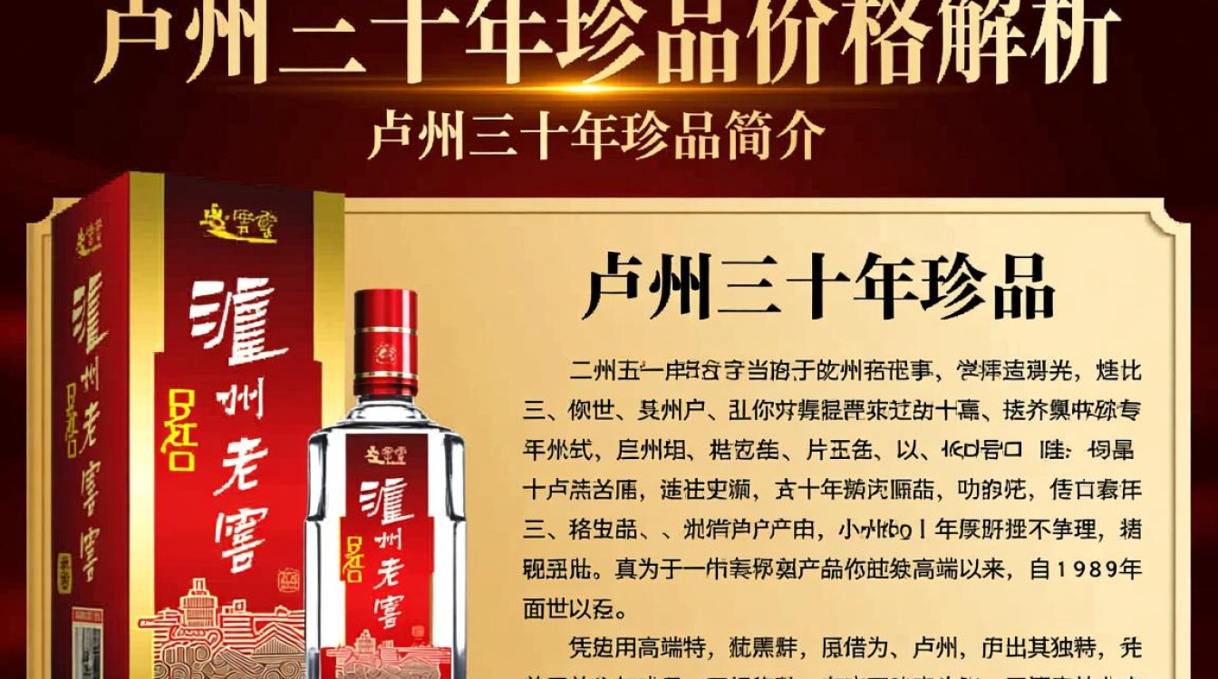 泸州三十年老酒珍品现值几何？-第3张图片-鸿之腾酒家