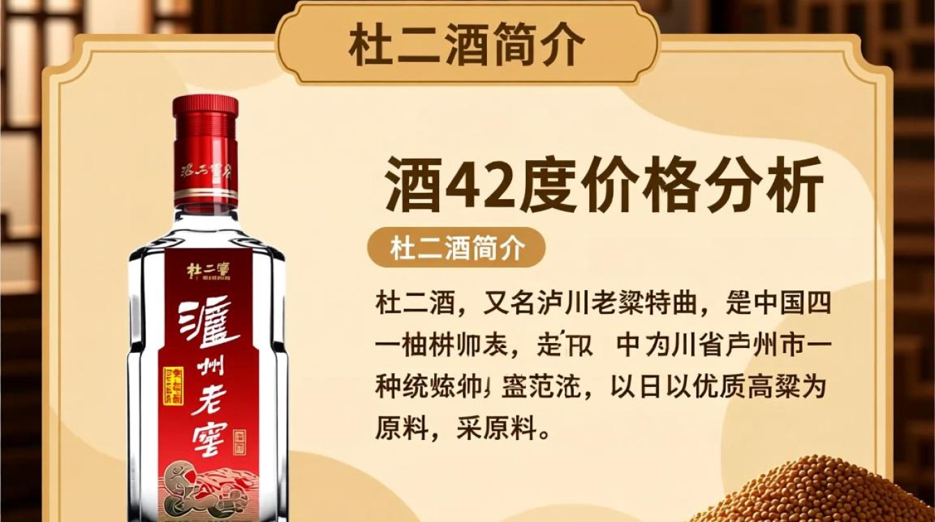 杜二酒42度市场售价是多少？-第1张图片-鸿之腾酒家