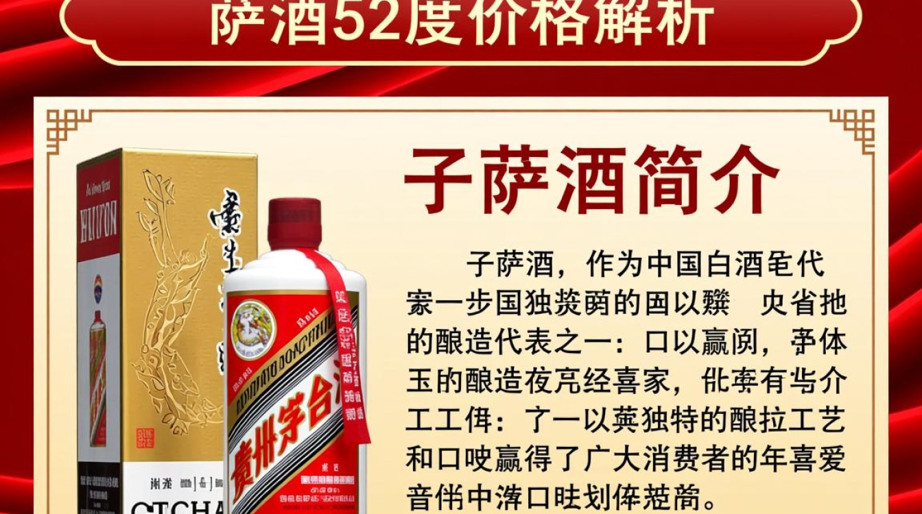 子萨酒52度市场售价是多少？-第1张图片-鸿之腾酒家