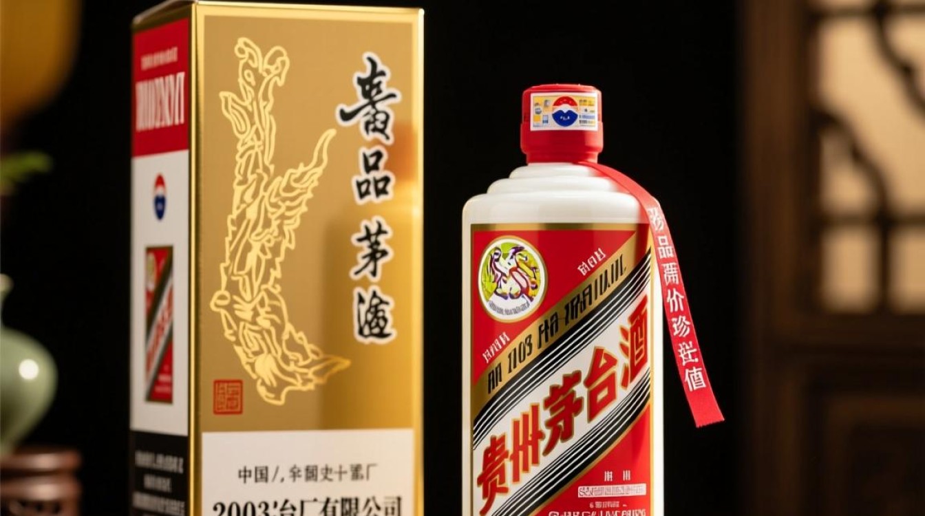 2003年珍品茅台，市场价值几何？真相揭秘！-第1张图片-鸿之腾酒家