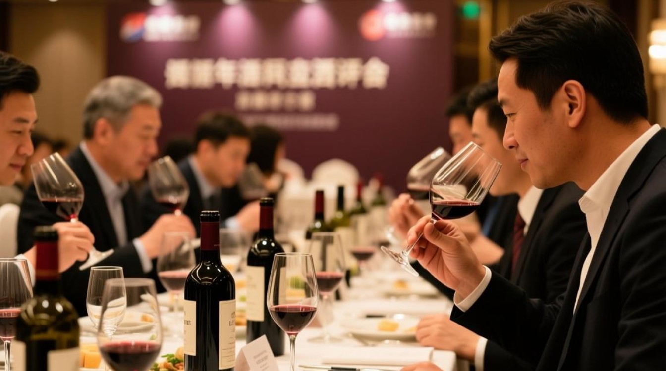 红酒品评会图片，品鉴过程有何精彩瞬间？-第1张图片-鸿之腾酒家