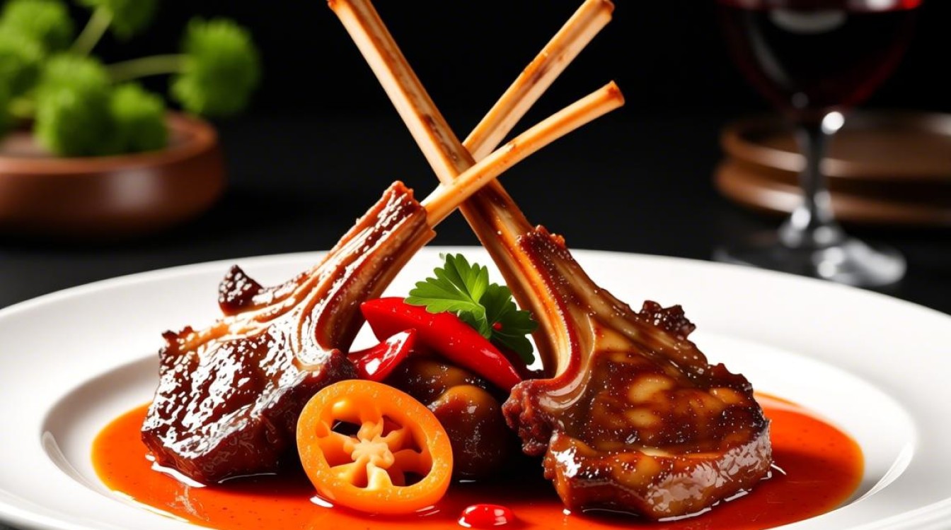 辣味红酒烤羊排的独特风味之谜？-第2张图片-鸿之腾酒家