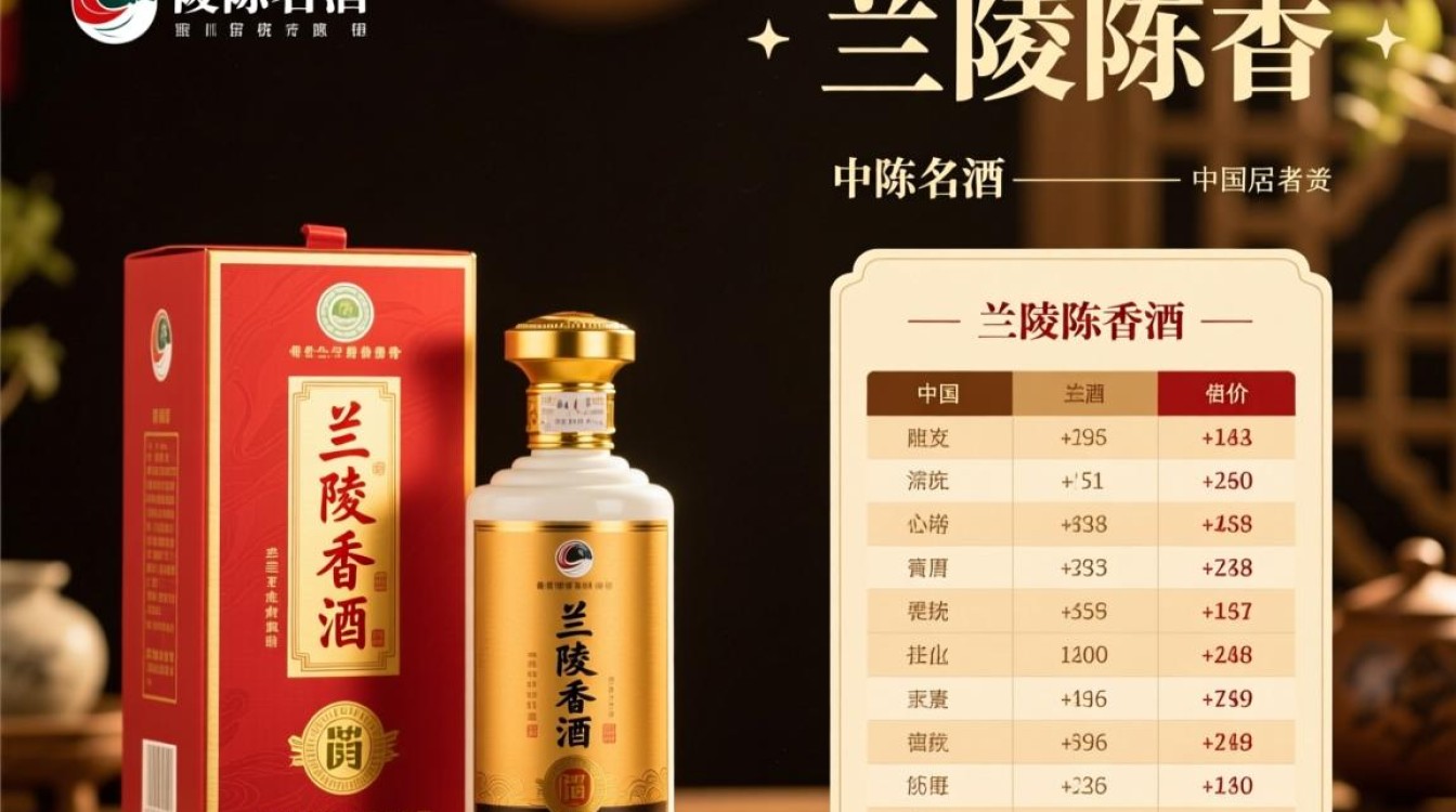 兰陵陈香酒价格表，不同年份和规格价格如何？-第2张图片-鸿之腾酒家