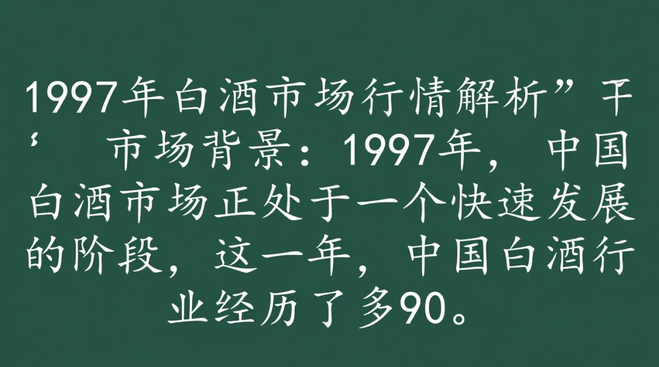 1997年白酒现价几何？一瓶多少钱？-第1张图片-鸿之腾酒家