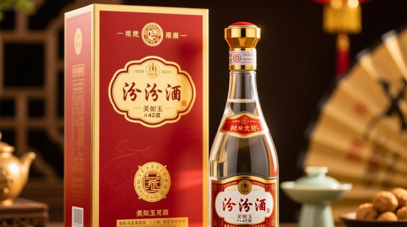 汾酒美如玉42度市场售价是多少？-第1张图片-鸿之腾酒家