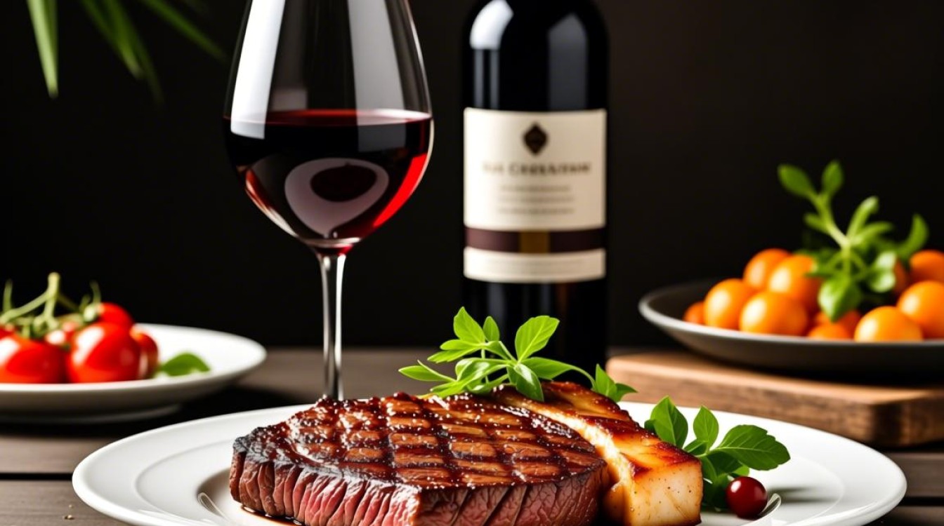 红酒与牛排搭配，究竟哪种红酒更配？-第1张图片-鸿之腾酒家