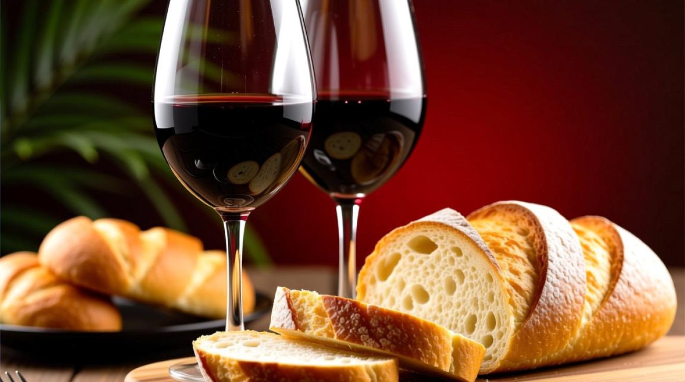 红酒与面包的完美搭配，图片大全中藏着哪些秘密？-第3张图片-鸿之腾酒家