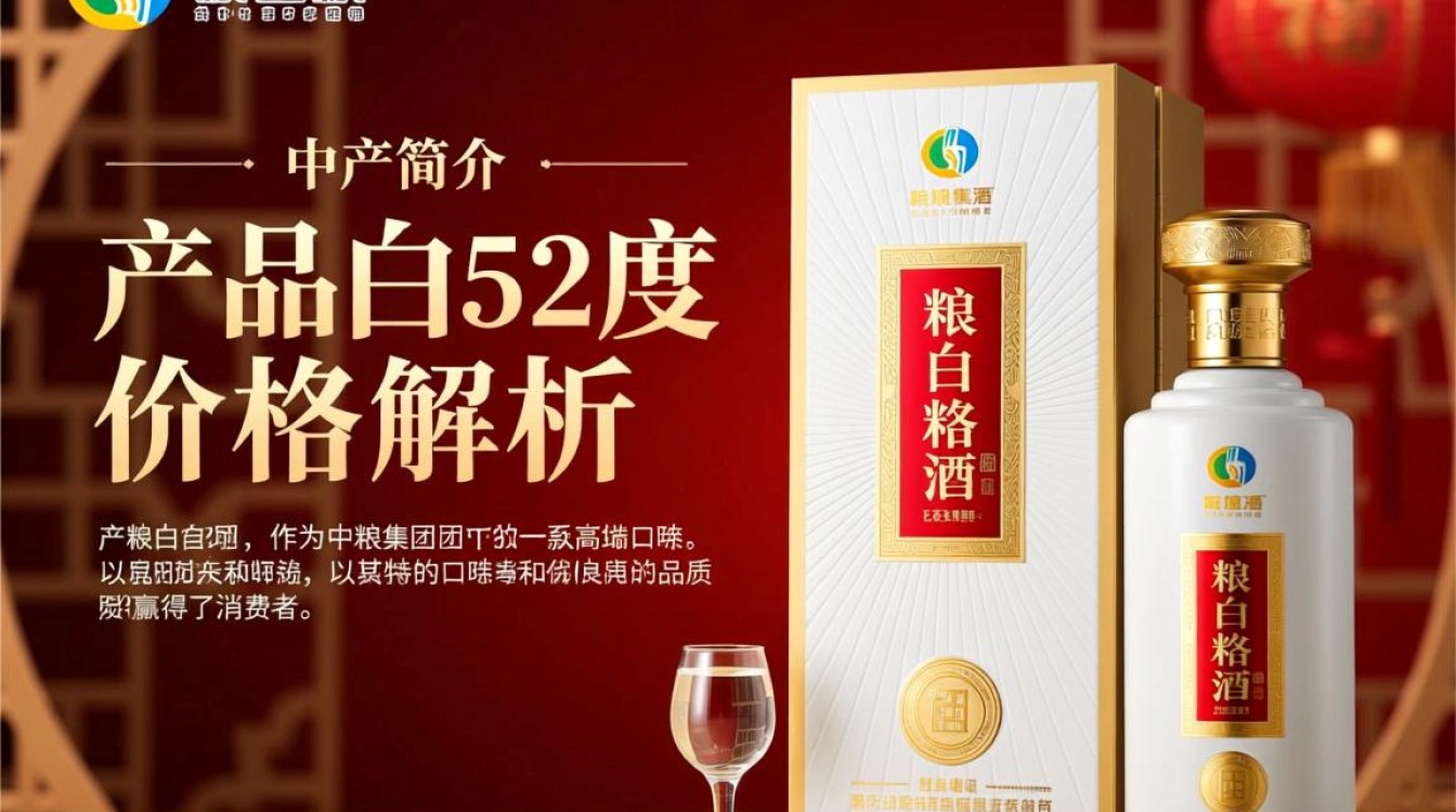 中粮白52度白酒价格是多少？-第1张图片-鸿之腾酒家