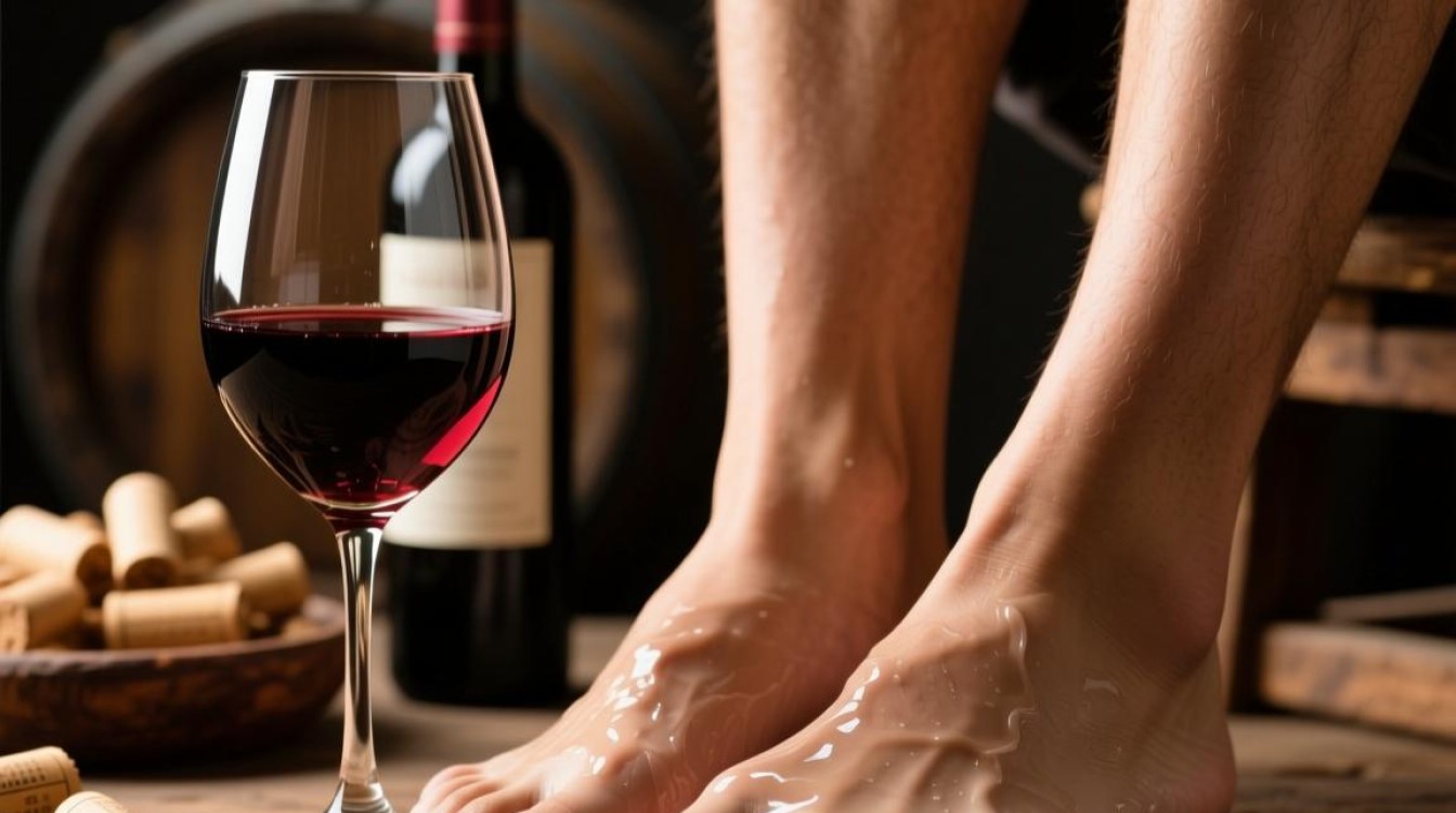 红酒洗脚真的可行吗？有何效果与风险？-第2张图片-鸿之腾酒家