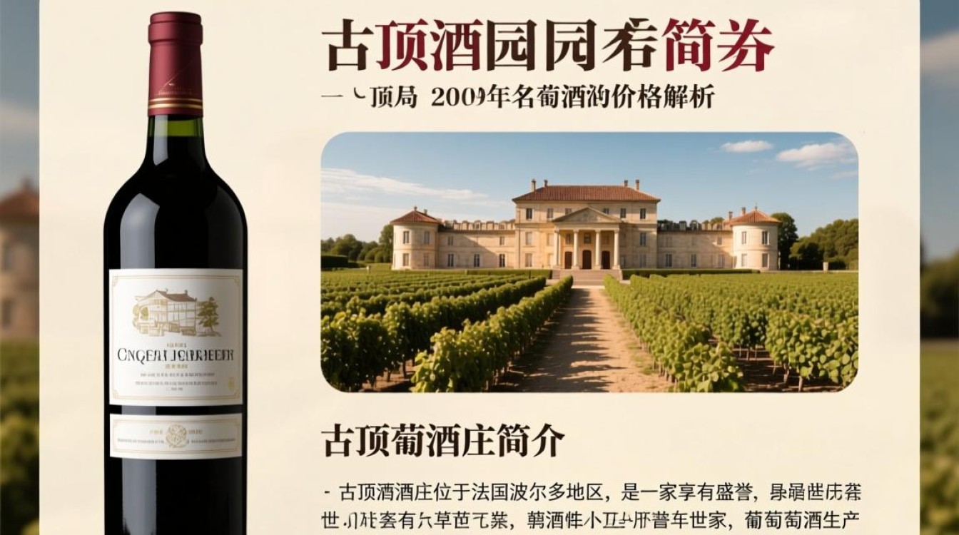 2009年份古顶酒庄葡萄酒，市场售价是多少？-第2张图片-鸿之腾酒家