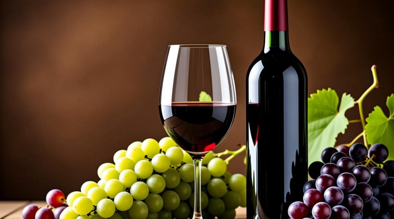 红酒配葡萄这图片是何意，有何讲究？-第1张图片-鸿之腾酒家