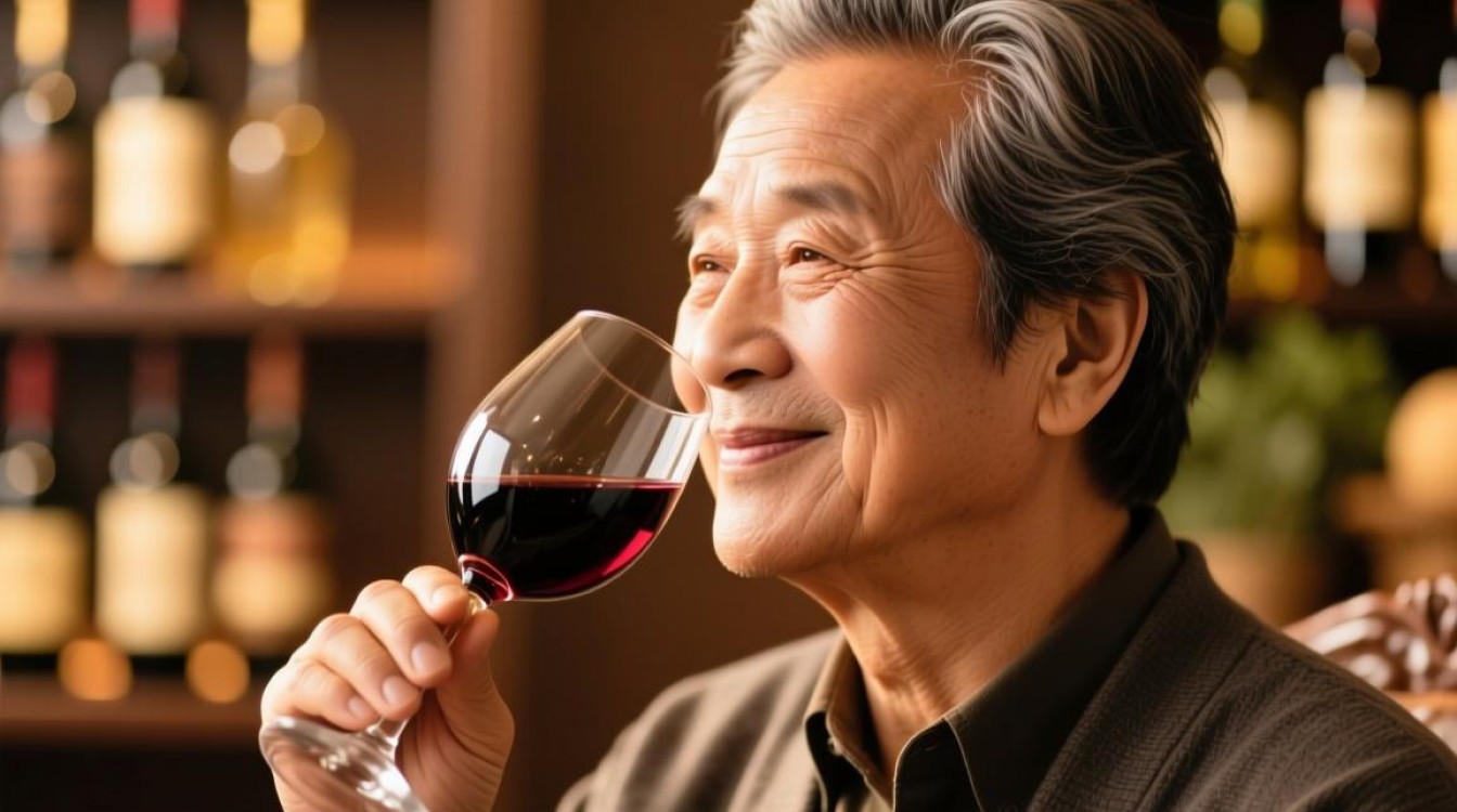 中老年喝红酒，健康益处还是风险？-第1张图片-鸿之腾酒家