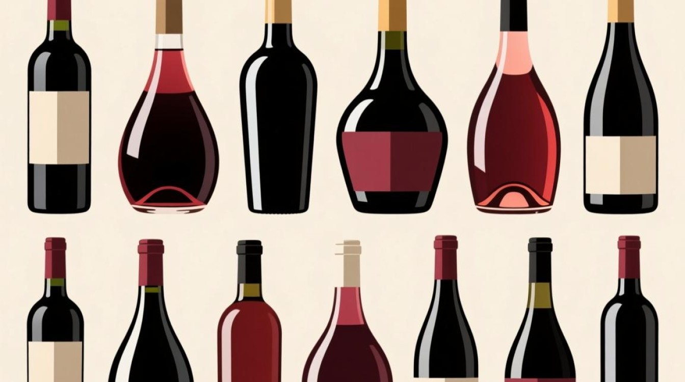 红酒酒瓶各异，究竟有何奥秘？-第1张图片-鸿之腾酒家