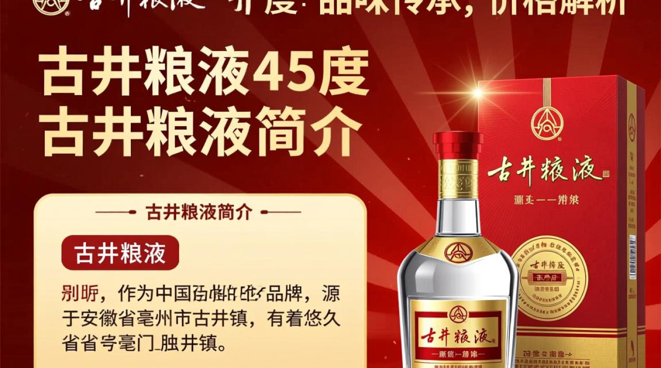 古井粮液45度售价几何？市场行情揭秘！-第1张图片-鸿之腾酒家