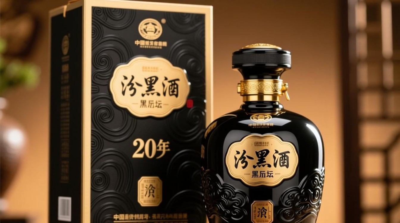 汾酒黑坛20年售价几何？市场行情揭秘！-第1张图片-鸿之腾酒家