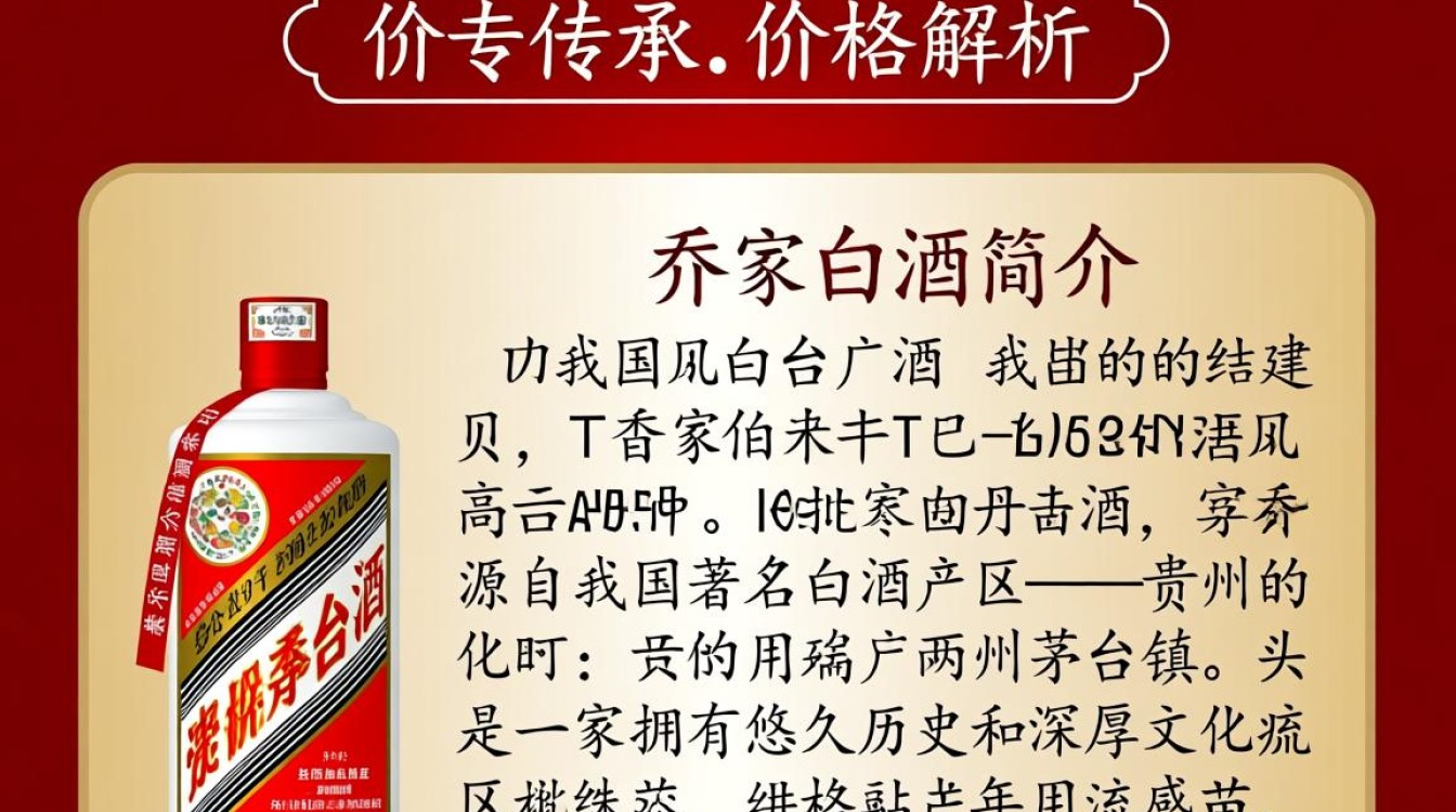 乔家白酒价格之谜，最贵版究竟值多少？-第2张图片-鸿之腾酒家