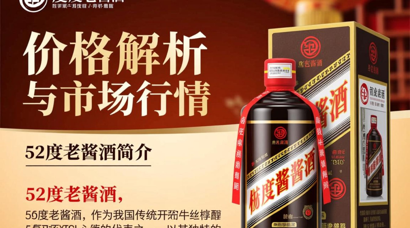 52度老酱酒市场售价是多少？-第1张图片-鸿之腾酒家