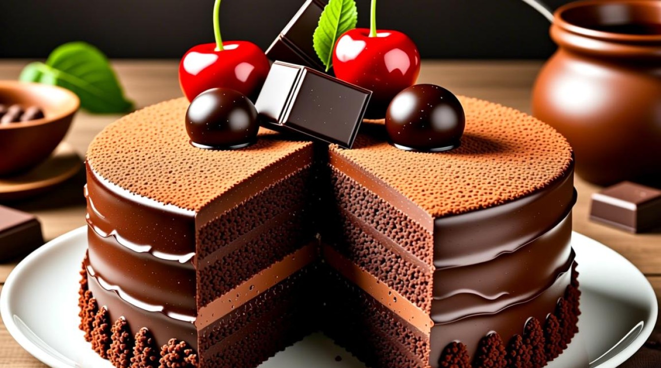 巧克力蛋糕与红酒搭配，是绝配还是冲突？-第1张图片-鸿之腾酒家